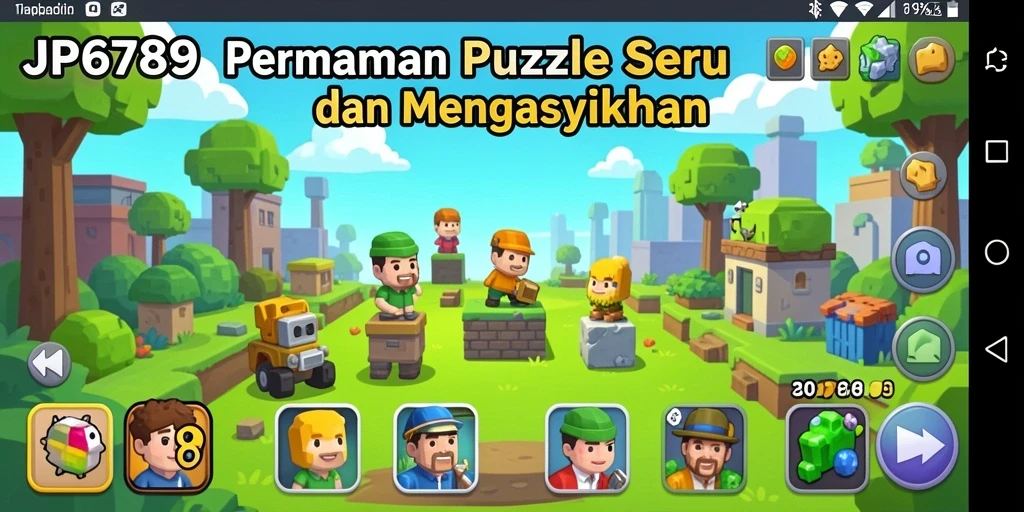 Tampilan gameplay seru dari JP6789 yang menantang kemampuan pemecahan teka-teki.