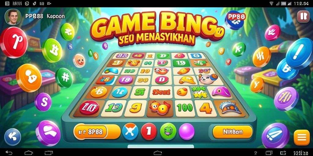 Gameplay seru dalam aplikasi Bingo PP88 dengan berbagai tema.
