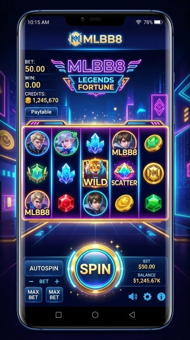 Halaman unduh yang informatif untuk aplikasi mlbb8.